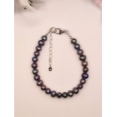 Natural Grey Freshwater Pearl Bracelet